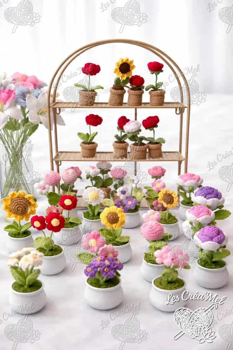 Mini pots de fleurs