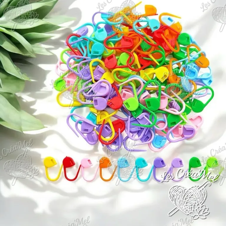Lot de marqueurs en plastique